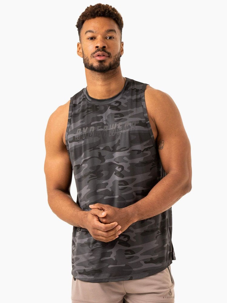 Ryderwear Overdrive Tank Svarta Camo | UIC-124987