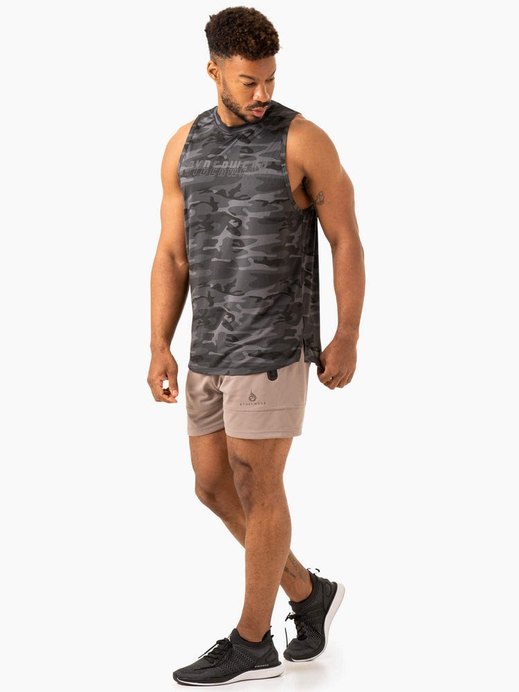 Ryderwear Overdrive Tank Svarta Camo | UIC-124987