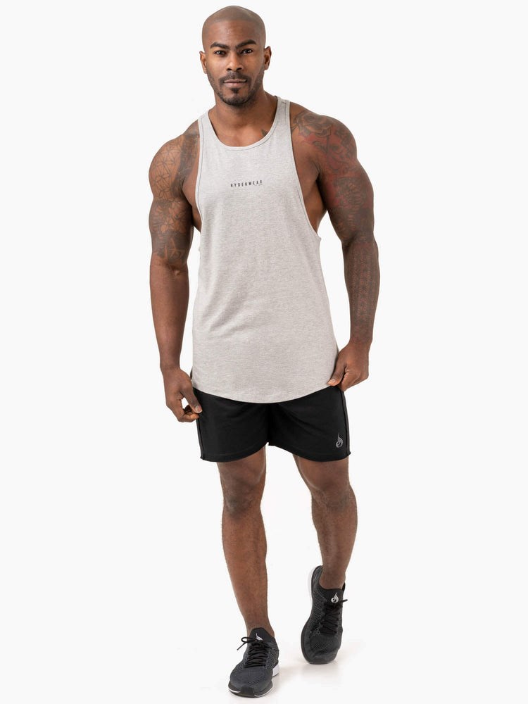 Ryderwear Pursuit Baller Tank Ljusgrå | TCU-128794