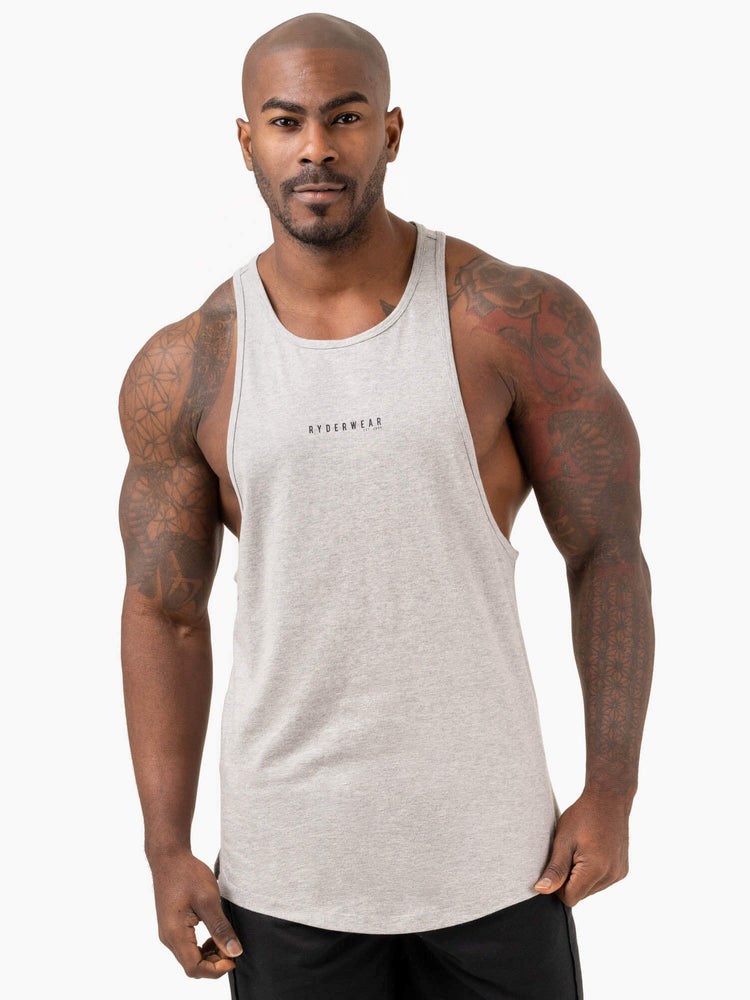 Ryderwear Pursuit Baller Tank Ljusgrå | TCU-128794