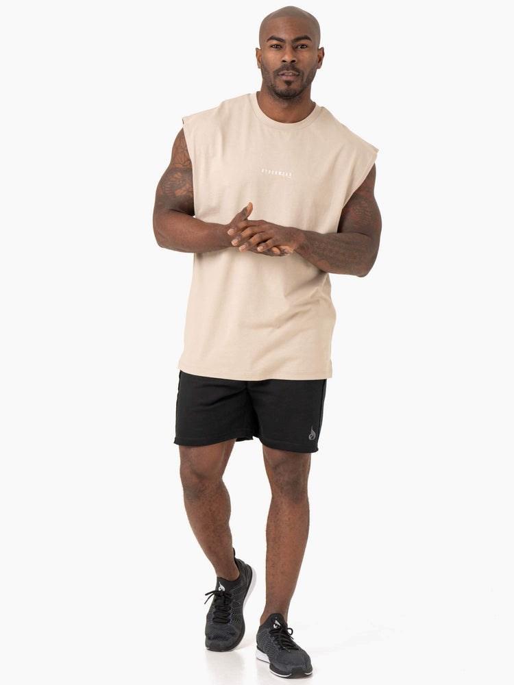 Ryderwear Pursuit Breda Cut Tank Sand | UFZ-168342