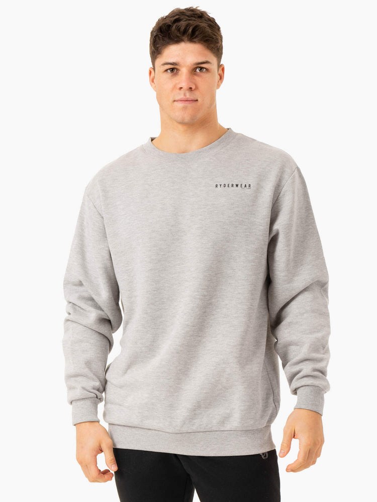 Ryderwear Pursuit Pullover Ljusgrå | WQA-420698