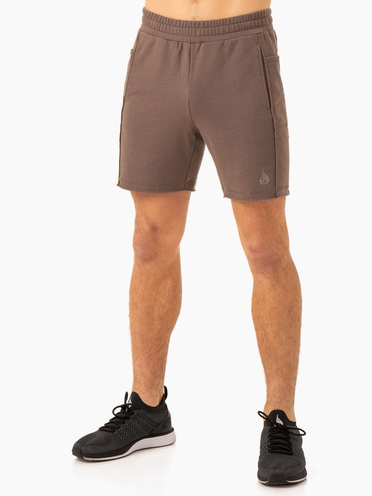 Ryderwear Pursuit Track Shorts Taupe | MEL-076529