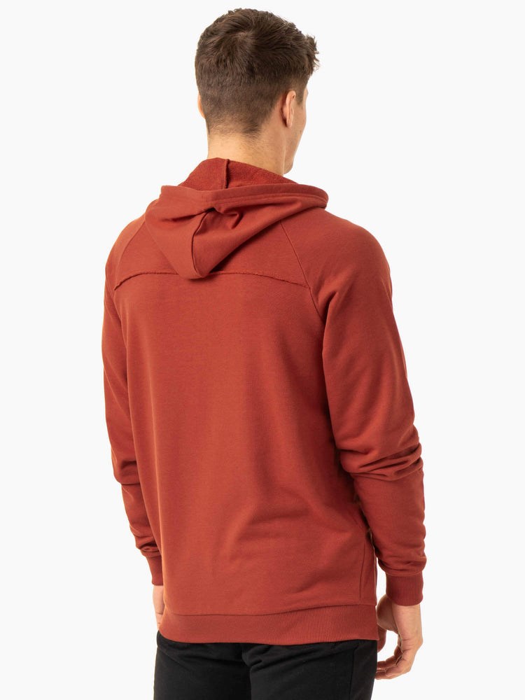 Ryderwear Pursuit Zip Up Hoodie Röda | ECP-074529