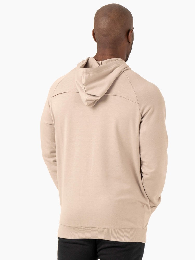 Ryderwear Pursuit Zip Up Hoodie Sand | UOQ-651903