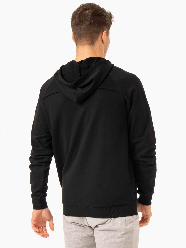 Ryderwear Pursuit Zip Up Hoodie Svarta | MDT-156897