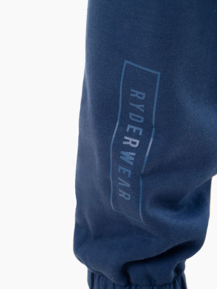 Ryderwear Recharge Relaxed Track Pant Blå | SDK-196530