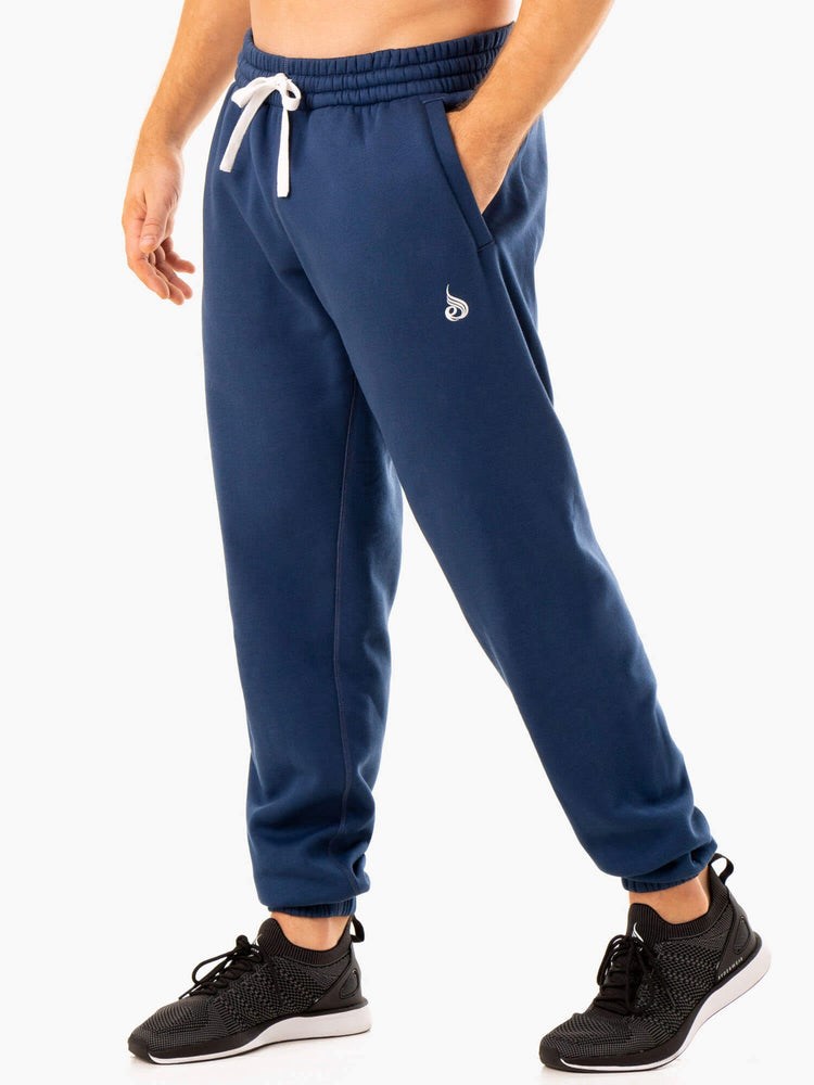 Ryderwear Recharge Relaxed Track Pant Blå | SDK-196530