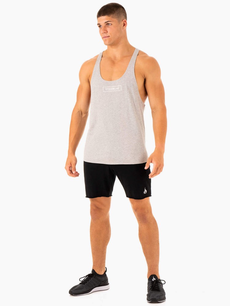 Ryderwear Recharge Stringer T-Back Grå | LRP-360421