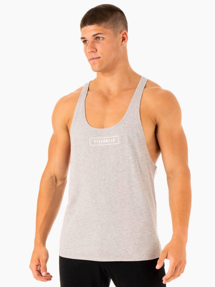 Ryderwear Recharge Stringer T-Back Grå | LRP-360421