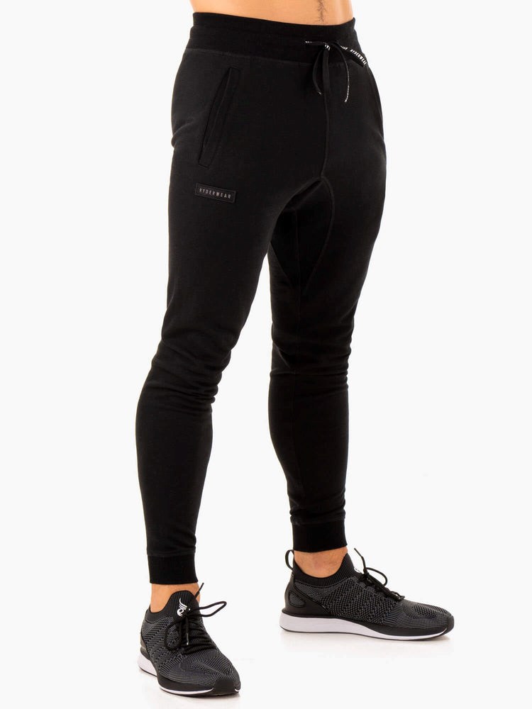 Ryderwear Recharge Tapered Track Pant Svarta | WPH-473056