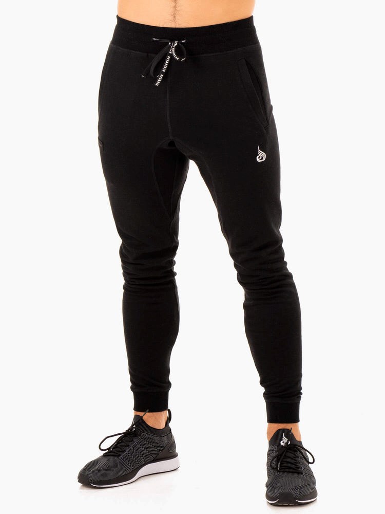 Ryderwear Recharge Tapered Track Pant Svarta | WPH-473056