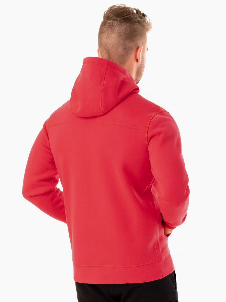 Ryderwear Recharge Zip Up Hoodie Röda | BHJ-602479