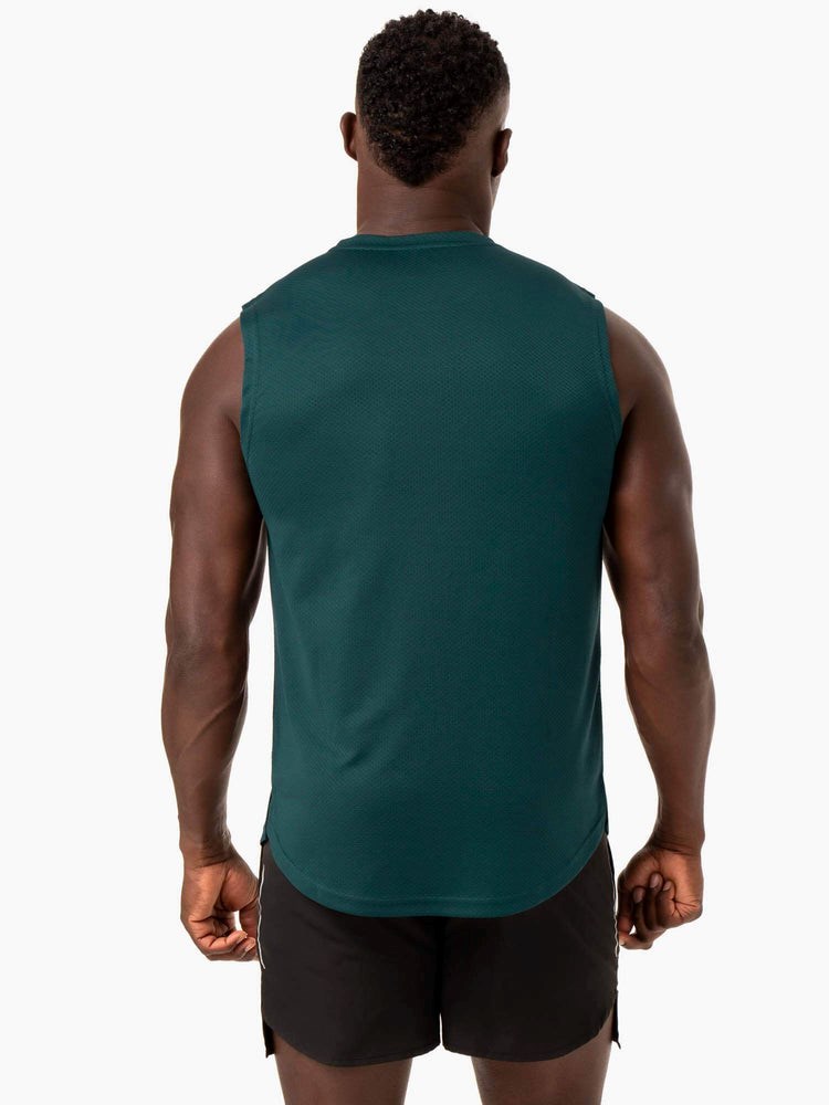 Ryderwear Reflex Mesh Baller Tank Emerald | CTL-927106