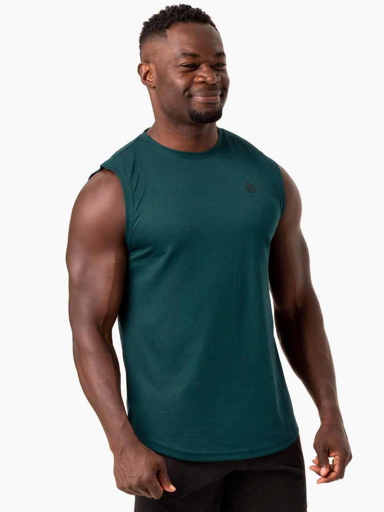 Ryderwear Reflex Mesh Baller Tank Emerald | CTL-927106