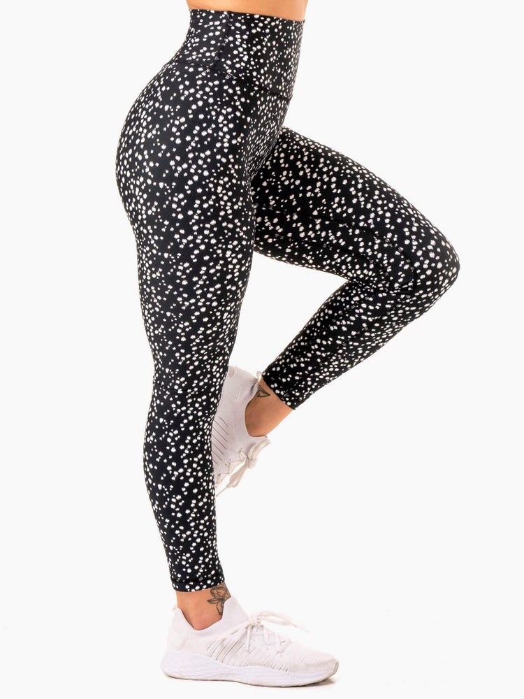 Ryderwear Reform High Waisted Leggings Svarta | VGP-062831