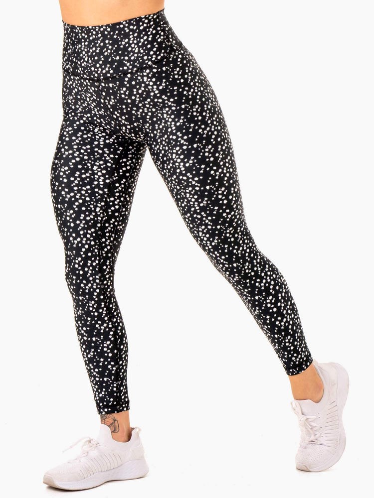 Ryderwear Reform High Waisted Leggings Svarta | VGP-062831