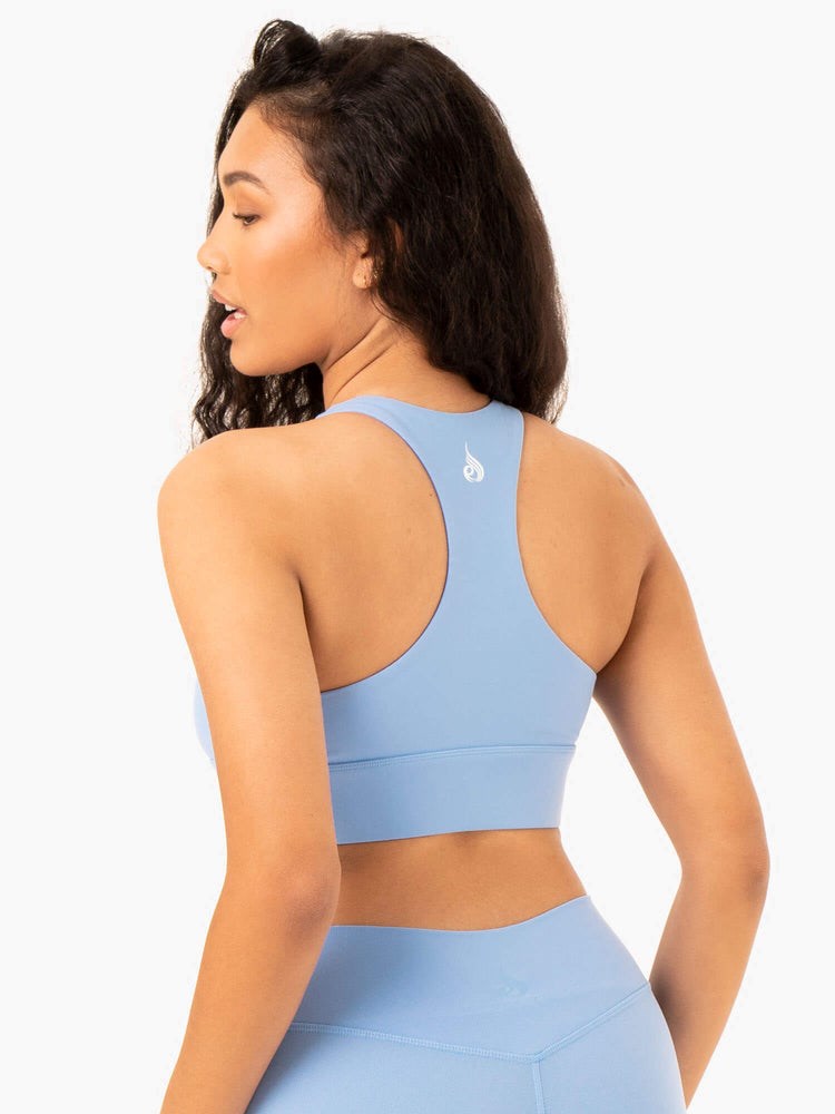 Ryderwear Replay Cut Out Sports Bra Blå | FBP-658127