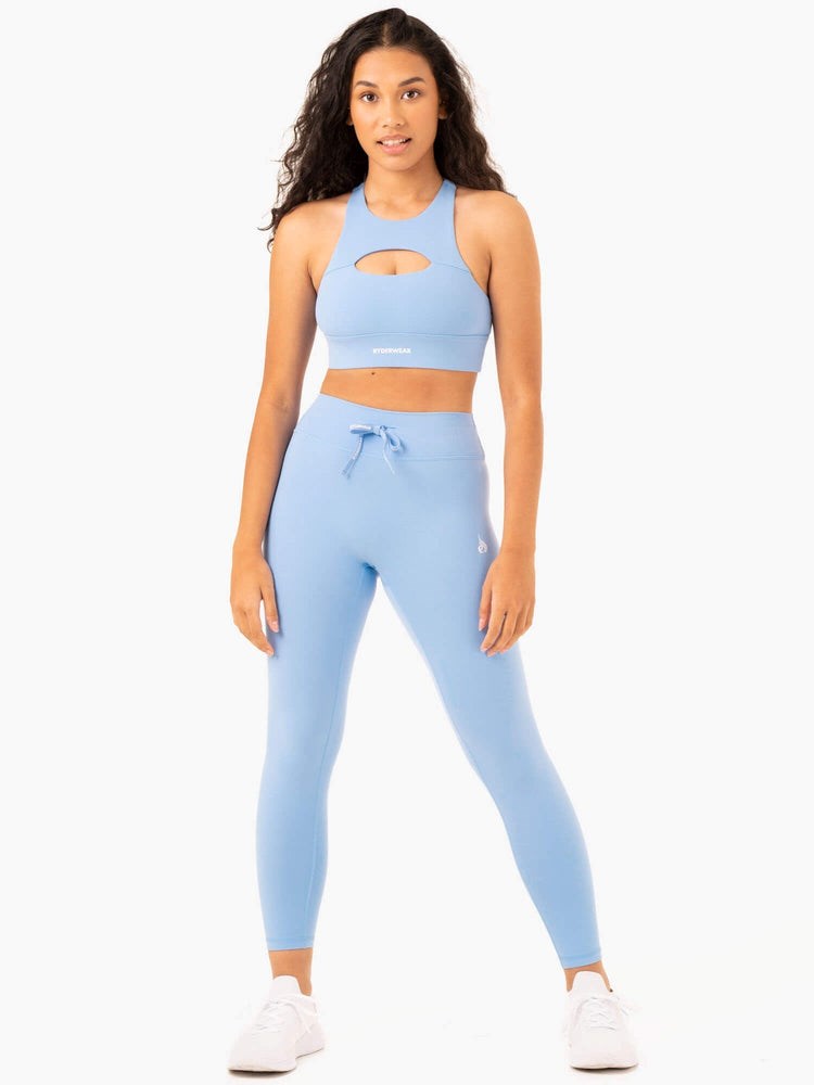 Ryderwear Replay Cut Out Sports Bra Blå | FBP-658127