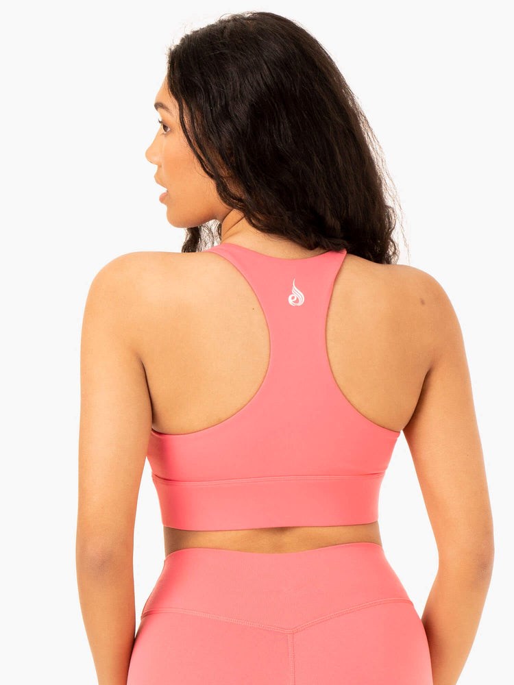 Ryderwear Replay Cut Out Sports Bra Korall | ZBL-327056