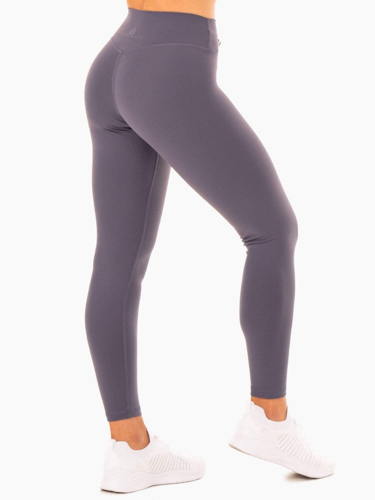 Ryderwear Replay High Waisted Leggings Charcoal | YNT-437528