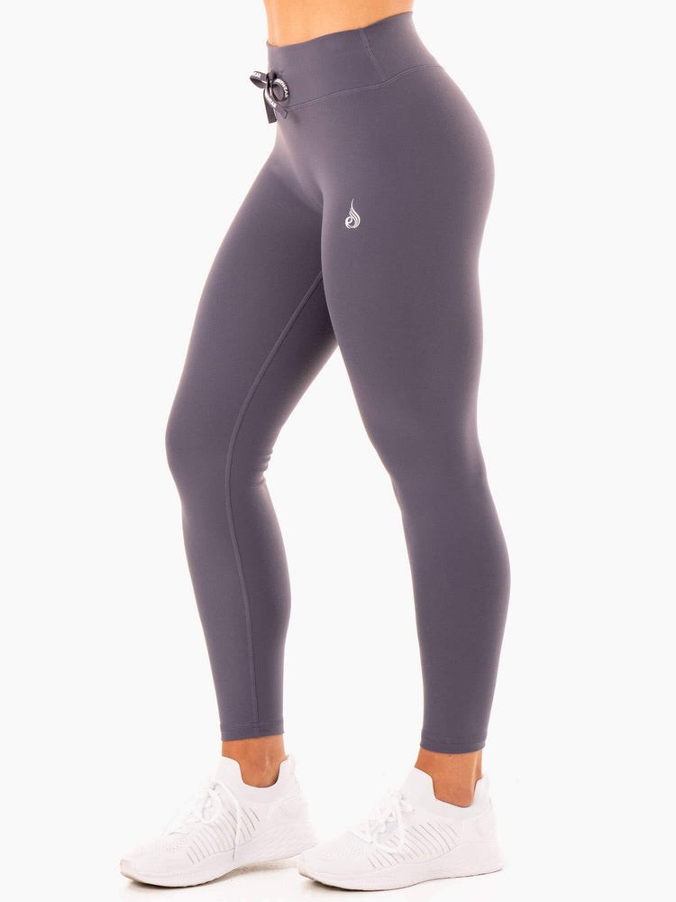 Ryderwear Replay High Waisted Leggings Charcoal | YNT-437528