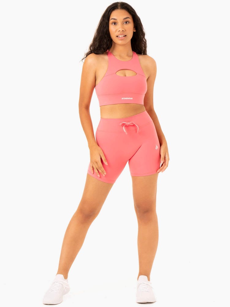 Ryderwear Replay High Waisted Shorts Korall | YUV-201468