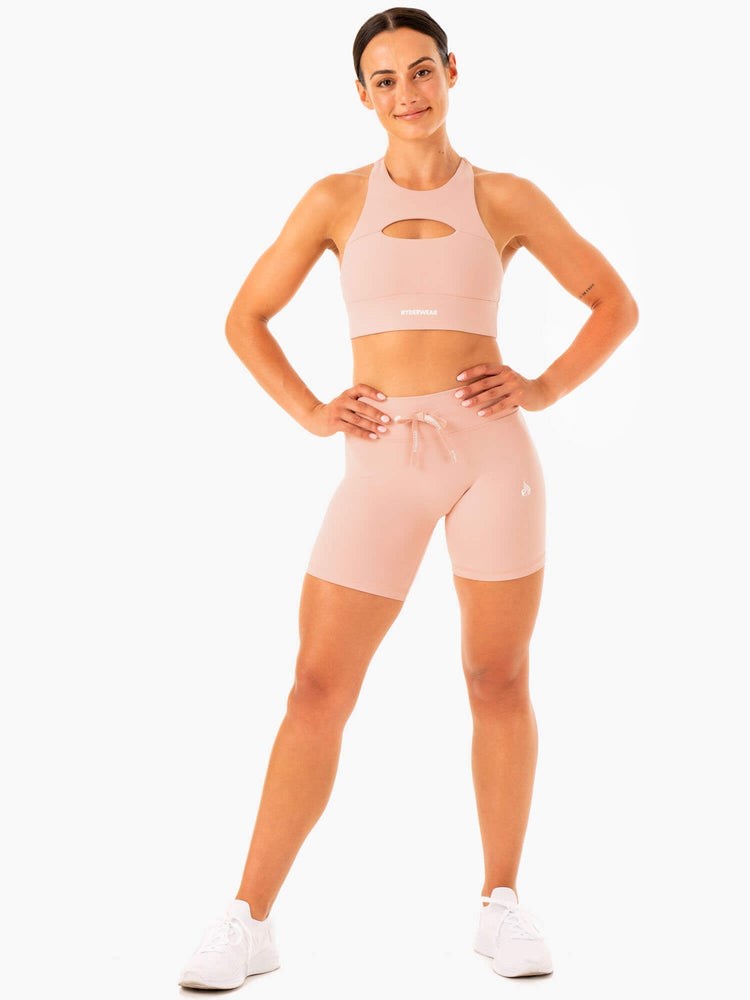 Ryderwear Replay High Waisted Shorts Nude | CBT-154368