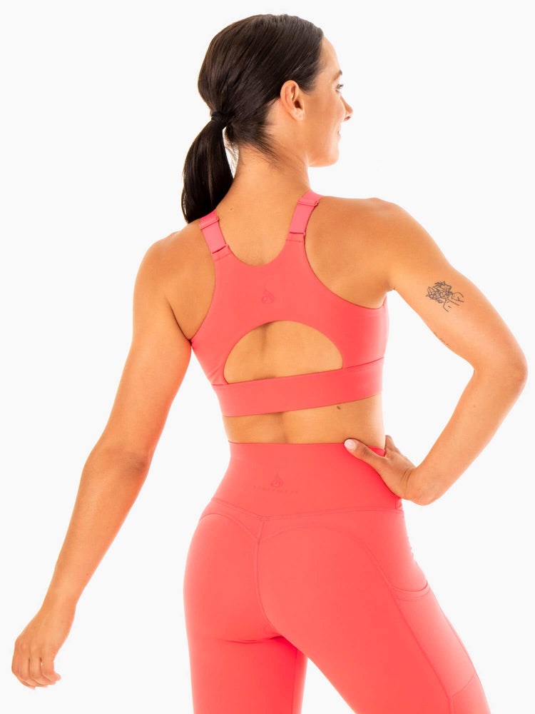 Ryderwear Reset High Impact Sports Bra Watermelon | DSF-428370