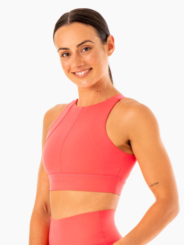 Ryderwear Reset High Impact Sports Bra Watermelon | DSF-428370