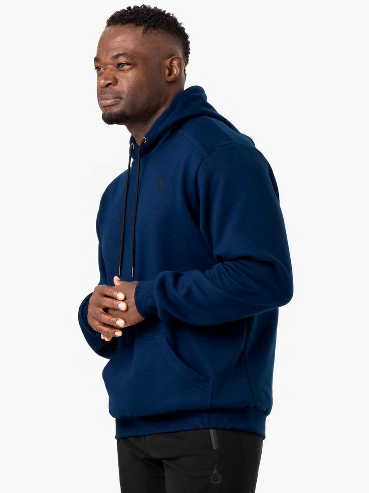 Ryderwear Reset Pullover Hoodie Blå | WDB-853419