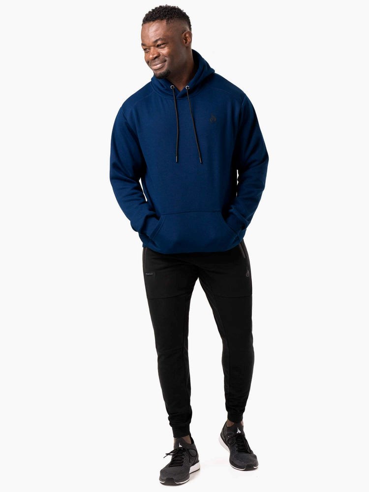 Ryderwear Reset Pullover Hoodie Blå | WDB-853419