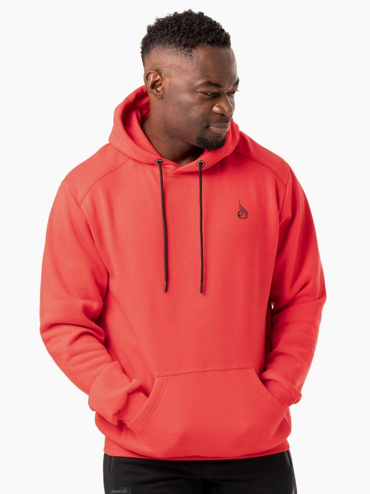 Ryderwear Reset Pullover Hoodie Röda | GUI-356921