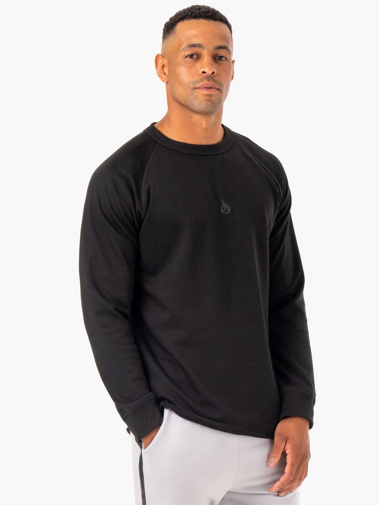 Ryderwear Restore Crew Neck Svarta | AKP-182504