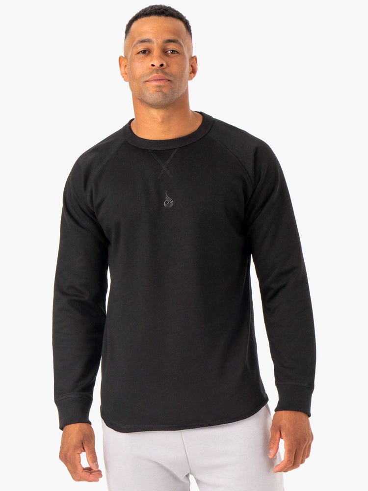 Ryderwear Restore Crew Neck Svarta | AKP-182504