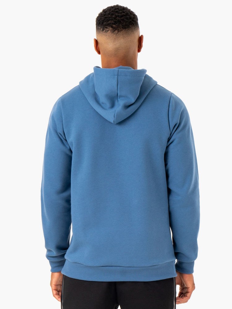 Ryderwear Restore Pullover Hoodie Blå | TMN-025386