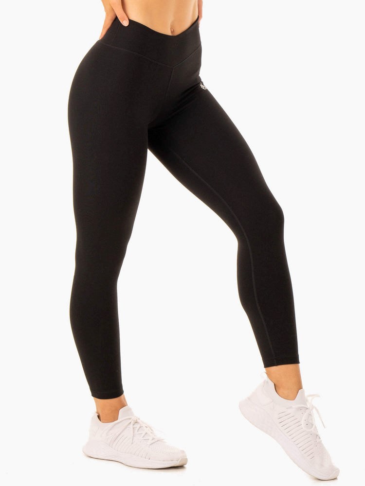 Ryderwear Revival Scrunch Bum Leggings Svarta | LMC-134508