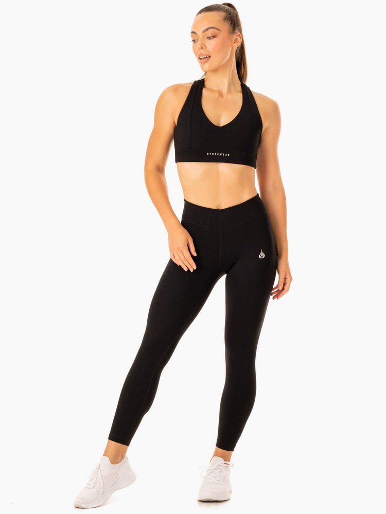 Ryderwear Revival Scrunch Bum Leggings Svarta | LMC-134508