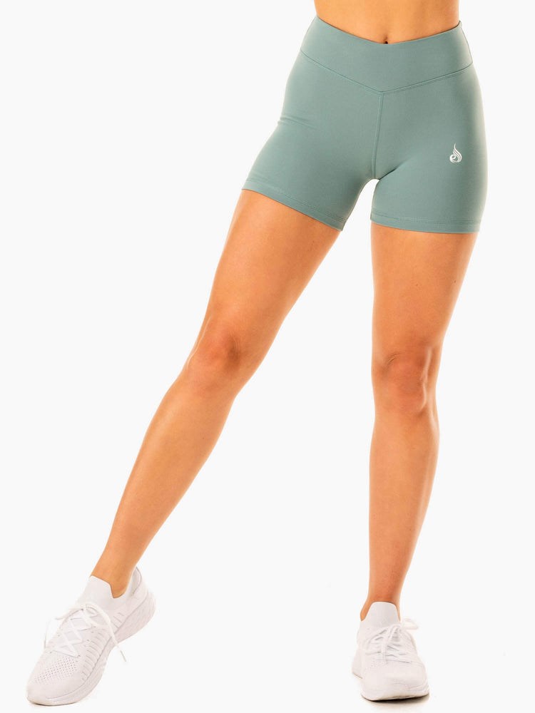 Ryderwear Revival Scrunch Bum Shorts Gröna | CUF-785102