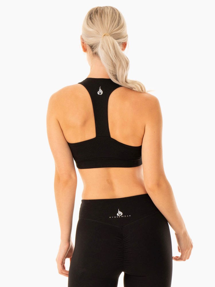 Ryderwear Revival Sports Bra Svarta | IVL-219308