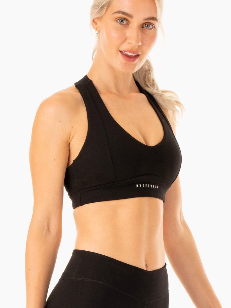 Ryderwear Revival Sports Bra Svarta | IVL-219308