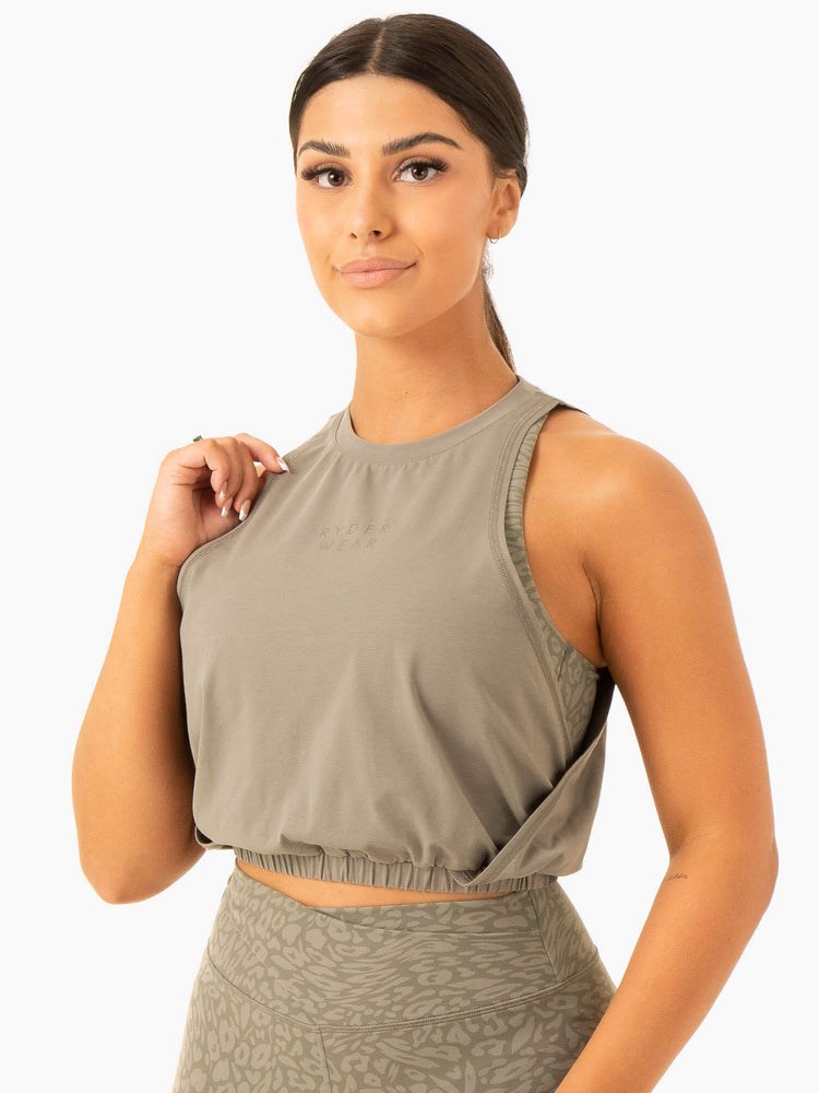 Ryderwear Rotation Tank Khaki | SBG-706354