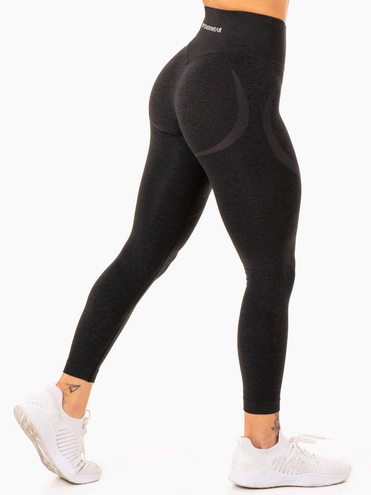 Ryderwear Sculpt Seamless Leggings Svarta | VTW-263410