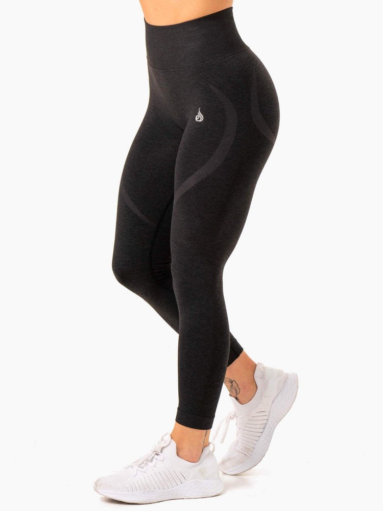 Ryderwear Sculpt Seamless Leggings Svarta | VTW-263410