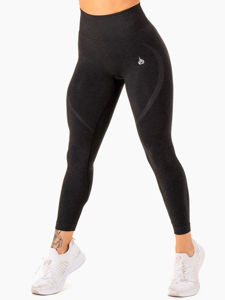 Ryderwear Sculpt Seamless Leggings Svarta | VTW-263410