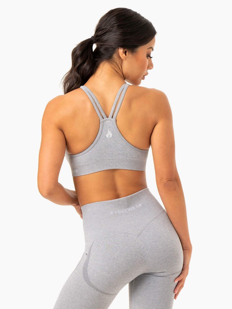 Ryderwear Sculpt Seamless Sports Bra Grå | VDM-597641