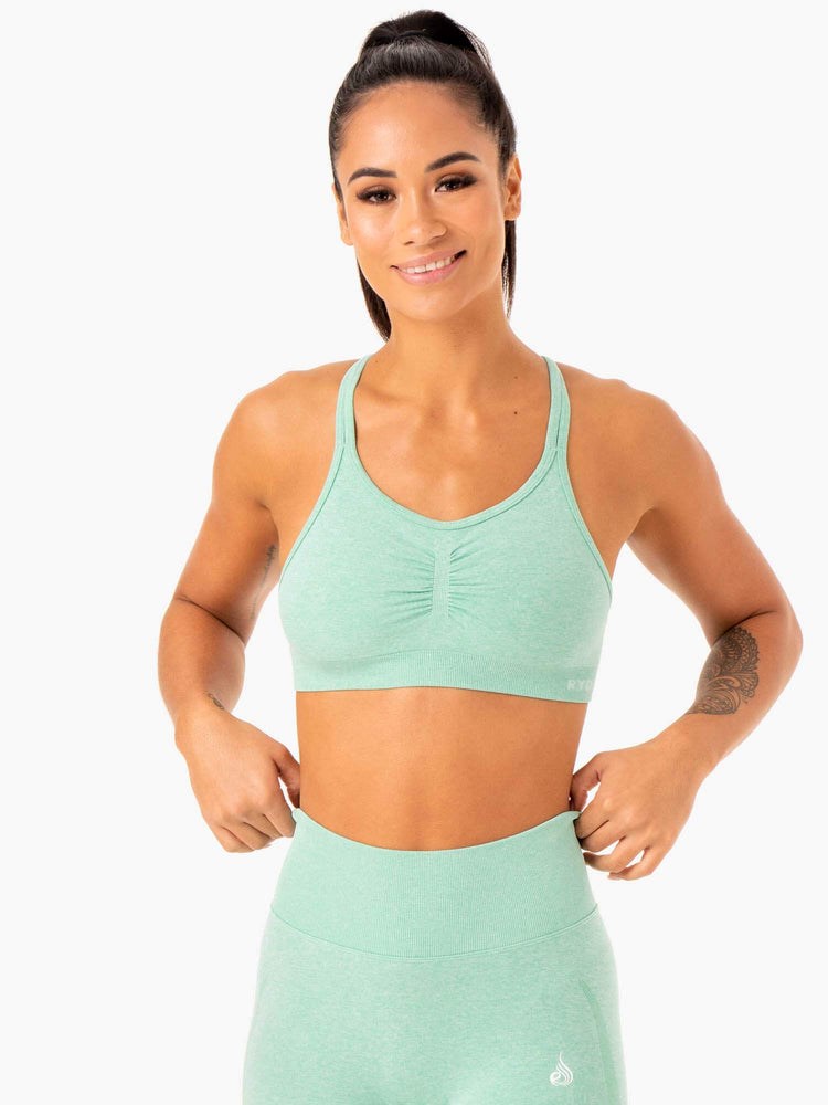 Ryderwear Sculpt Seamless Sports Bra Mintgröna | BCY-832659