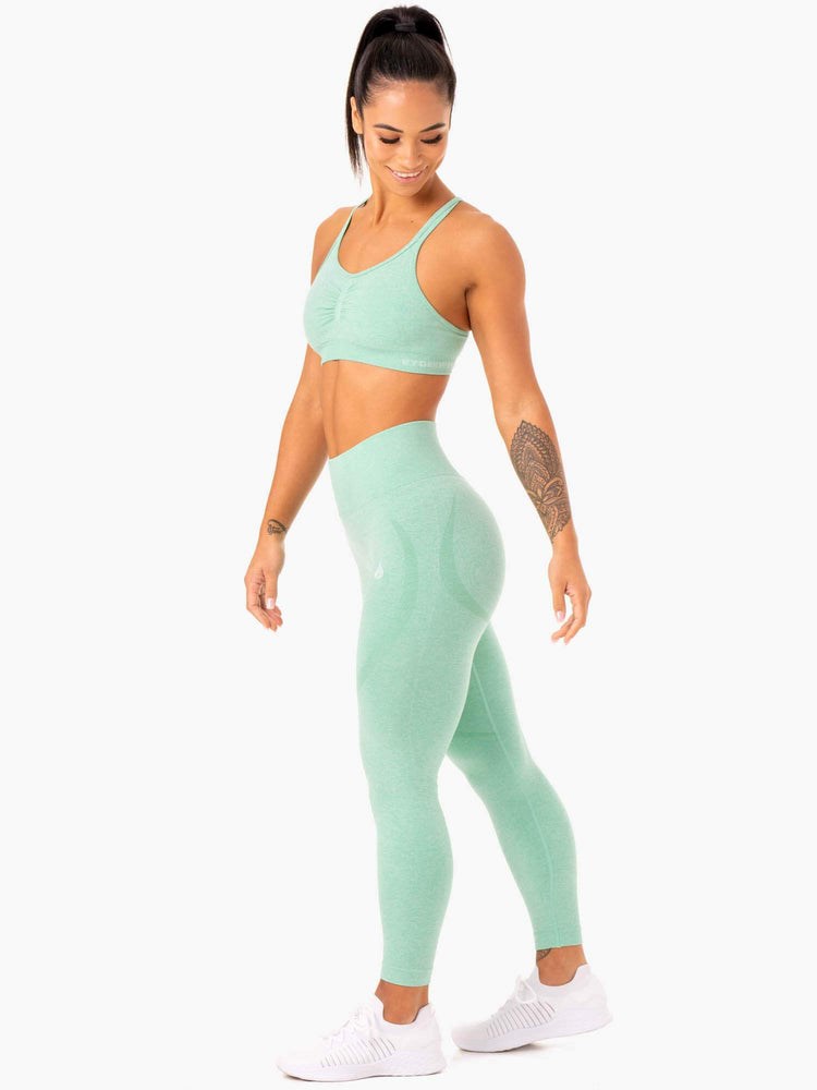 Ryderwear Sculpt Seamless Sports Bra Mintgröna | BCY-832659