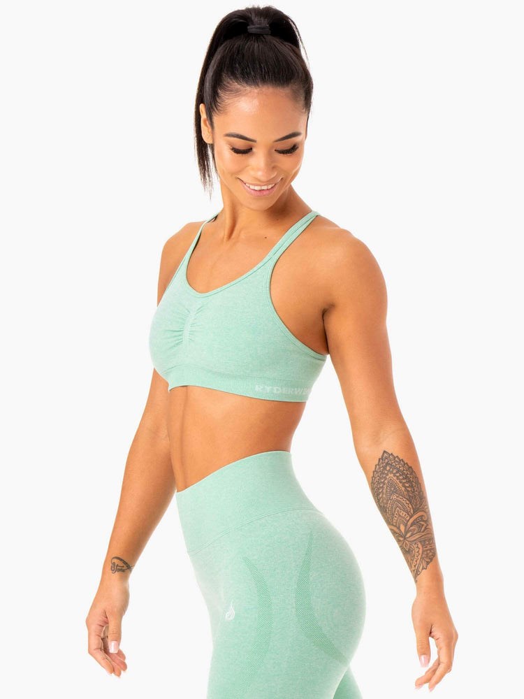 Ryderwear Sculpt Seamless Sports Bra Mintgröna | BCY-832659