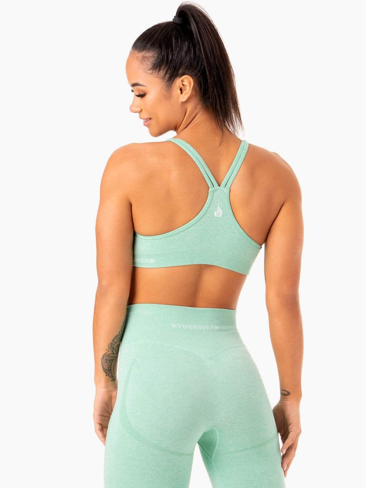 Ryderwear Sculpt Seamless Sports Bra Mintgröna | BCY-832659